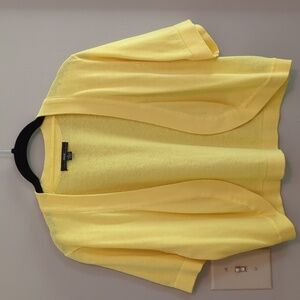 Like New Yellow Shirt Sleeve Shrug